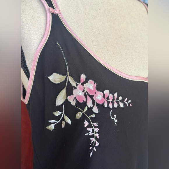 Oscar de la Renta | Pink Label Maxi Slip Dress & Dressing Robe Set, Size S - Picture 7 of 16